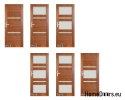 Holztür mit Rahmen glasfarben RV4 90