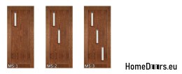 Holztür mit Farbrahmen MS3 70