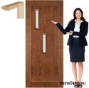 Holztüren mit Rahmenlackfarbe MS2 70