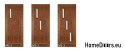 Holztür mit Rahmen lackiert MS2 80