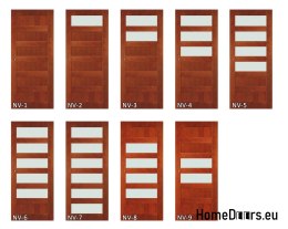 Holztüren mit Glasrahmenlack NV8 70
