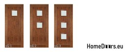 Holztür mit Rahmen lackiert LG1 70