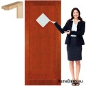 Holzblatt mit lackiertem Rahmen FG1 80