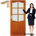 Holzflügelrahmen Glaslack DT7 90