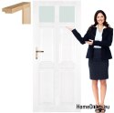 Holztür mit Rahmen für Badezimmer WC CM5 90