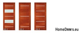 Holztür mit Raumrahmenfarbe VG3 70