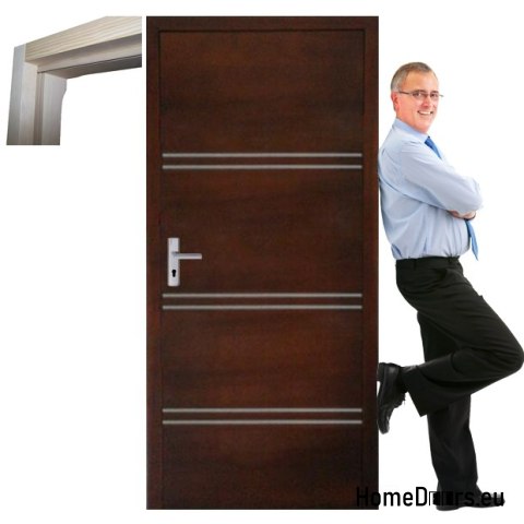 Holztür mit Rahmen und Griff PLS4 60/70/80/90 Holztür mit Rahmen und Griff PLS4 60/70/80/90
