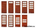 Holztür mit Glasrahmen NV7 80