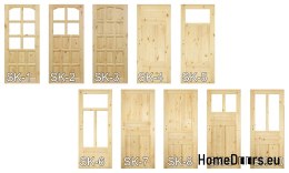 Kieferntüren mit Rahmen Stolgen SK1 60/70/80/90 L P