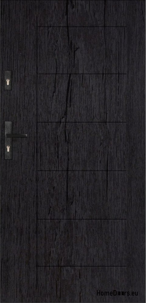 Außentür T41 80 72MM Warm Ud=1,0 SCHWARZ