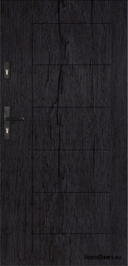Außentür T41 90 72MM Warm Ud=1,0 SCHWARZ