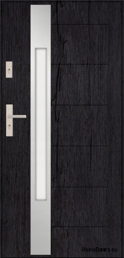 Außentür T41 90 72MM Warm Ud=1,2 SCHWARZ