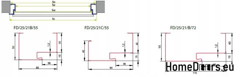 AKUSTIKTÜREN 42 dB KL. RC2 VERDI 25 DESIGNS AKUSTIKTÜREN 42 dB KL. RC2 VERDI 25 DESIGNS