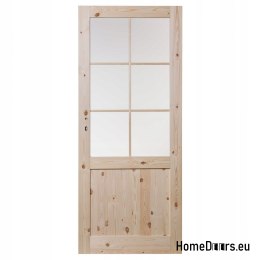 PINE DOORS BORKENKÄFER DUO ZIMMER MUNTIN MUNTINS 70