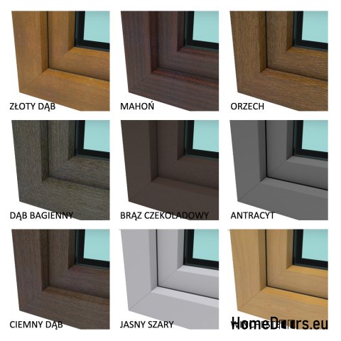 Okna MAHOŃ PCV RU/U poziom 1000x1000mm ciepłe Okna MAHOŃ PCV RU/U poziom 1000x1000mm ciepłe