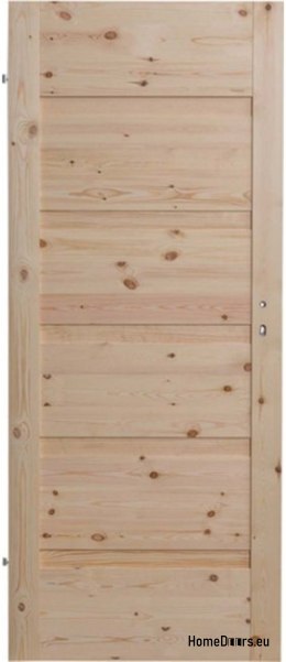 PINE DOORS BORKENKÄFERQUINTETT KNOTTY FULL 90