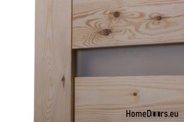 PINE DOOR RINDENKÄFERQUINTETT GEKNOTETES ZIMMER 90