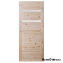 PINE DOORS BORKENKÄFER QUINTETT KNOTEN WC 90