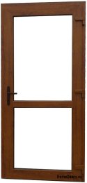 PVC-Außentüren 110/210 golden oak