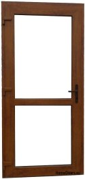 PVC-Außentüren 110/210 golden oak