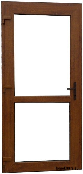 PVC-Außentüren 110/210 golden oak