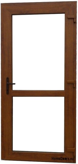 PVC-Außentüren 90/210 golden oak