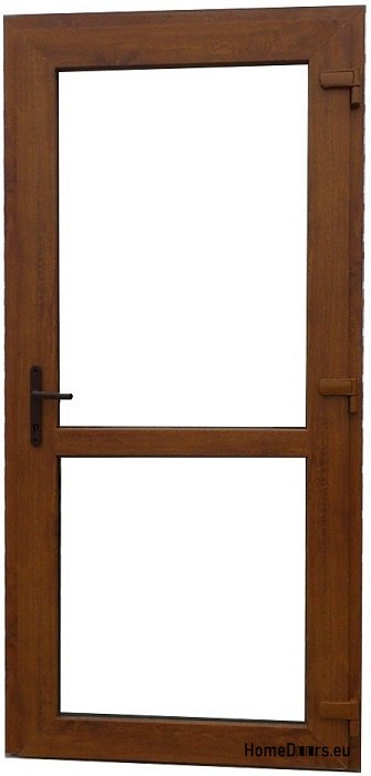 PVC-Außentüren 90/210 golden oak
