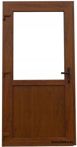PVC-Außentüren 90/210 golden oak