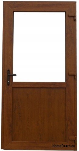 PVC-Außentüren 90/210 golden oak