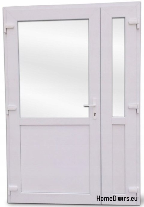 DRZWI ZEWNĘTRZNE PCV BIAŁE 125x210 DWUSKRZYDŁOWE DRZWI ZEWNĘTRZNE PCV BIAŁE 125x210 DWUSKRZYDŁOWE