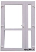 DRZWI ZEWNĘTRZNE PCV BIAŁE 160x210 DWUSKRZYDŁOWE