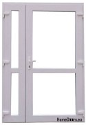 DRZWI ZEWNĘTRZNE PCV BIAŁE 160x210 DWUSKRZYDŁOWE