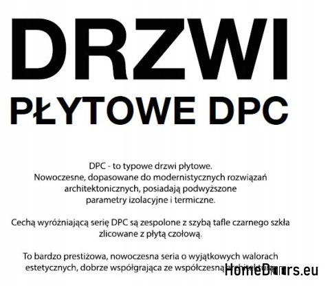 Außentüren, Holzplatte DPC10 WARM Außentüren, Holzplatte DPC10 WARM