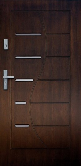 Außentüren, Holzplatte DP2 72mm warm