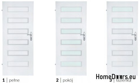 Badezimmertüren mit Innenglas Born 60 Badezimmertüren mit Innenglas Born 60