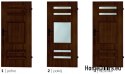 Badezimmertüren mit Innenglas Volans 90