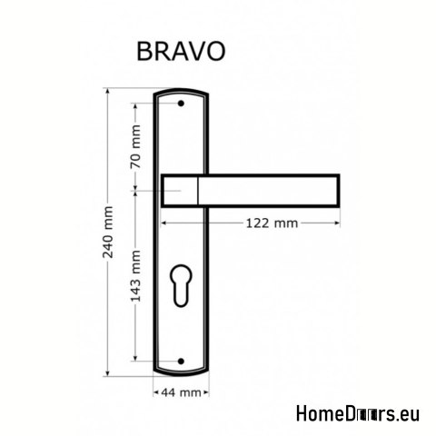 KLAMKA DRZWIOWA PRZEBICIE KLUCZ BRAVO PATYNA KLAMKA DRZWIOWA PRZEBICIE KLUCZ BRAVO PATYNA