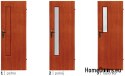 Badezimmertüren mit Innenglas Izar 90