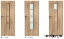 Badezimmertüren mit Innenglas Jantar 90