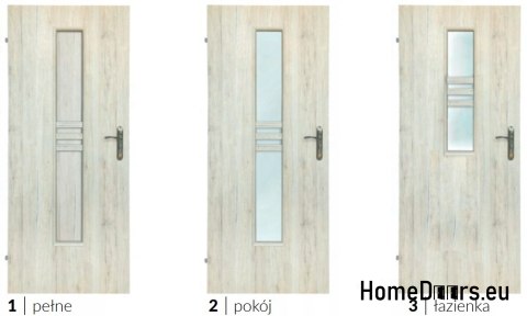 Badezimmertüren mit Innenglas Vega 80 Badezimmertüren mit Innenglas Vega 80