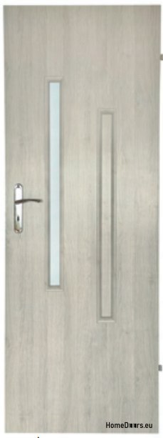Badezimmertür mit Glas Hiara 60