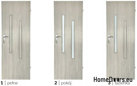 Badezimmertür mit Glas Hiara 60 Badezimmertür mit Glas Hiara 60