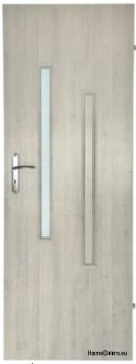 Badezimmertür mit Glas Hiara 70