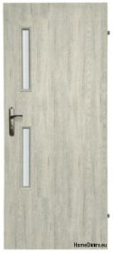 Zimmertür mit Glas Aseida 80