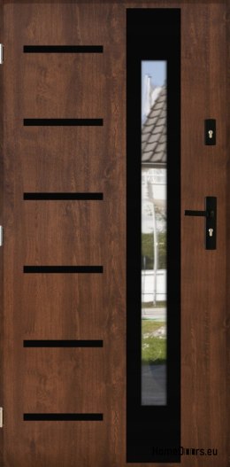 Außentüren DICK 72 WARM MIT SPIEGEL ZUR HAND