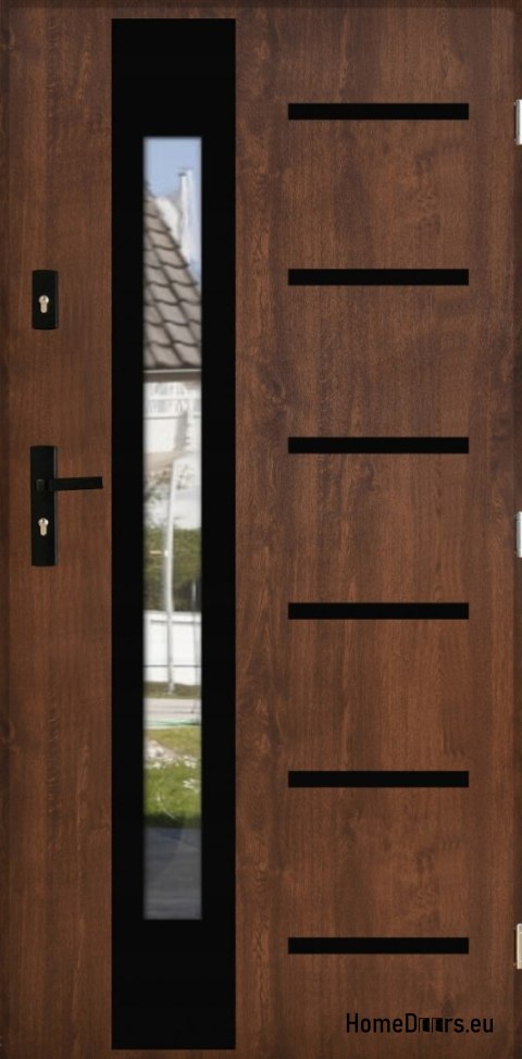 Außentüren DICK 72 WARM MIT SPIEGEL ZUR HAND