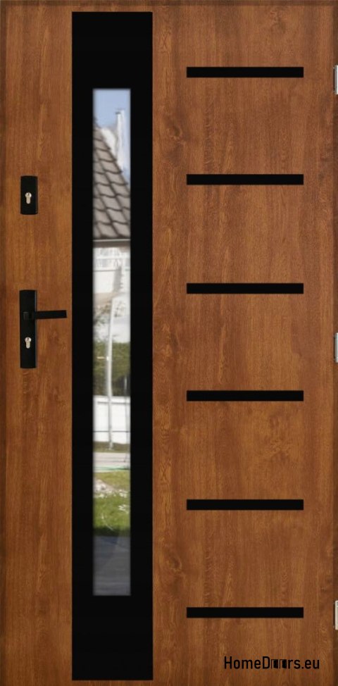 Außentüren DICK 72 WARM MIT SPIEGEL ZUR HAND