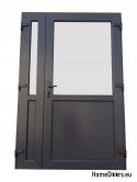 AUSSENTÜREN PVC ANTHRAZIT 160x210 ZWEIFLÜGELIG