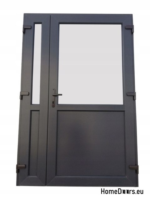 AUSSENTÜREN PVC ANTHRAZIT 160x210 ZWEIFLÜGELIG AUSSENTÜREN PVC ANTHRAZIT 160x210 ZWEIFLÜGELIG