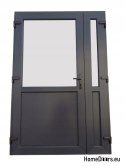 AUSSENTÜREN PVC ANTHRAZIT 160x210 ZWEIFLÜGELIG